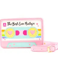 Best Ever Cassette Tape Handbag - Retro Pink