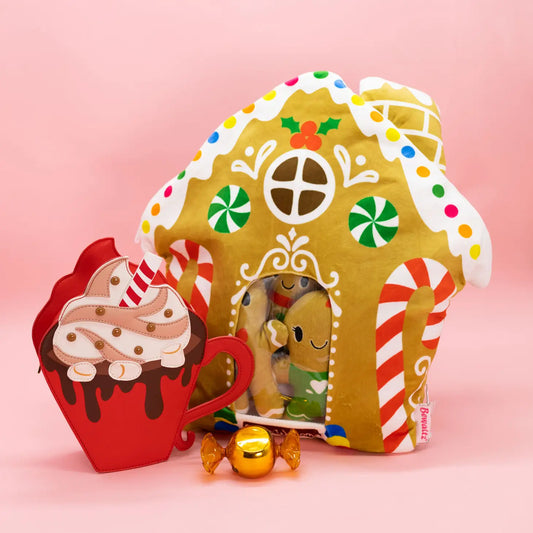 Mini Plushies Cushion - Gingerbread House