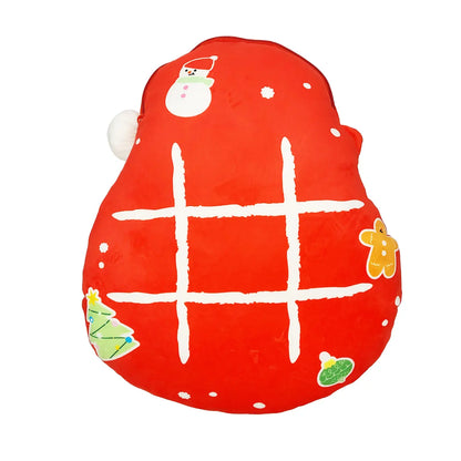 Tic Tac Toe Mini Plushies Cushion - Santa's Cookies