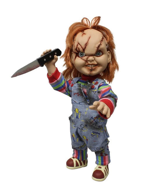 Scarred Chucky 15” Talking Figure - UK EXCLUSIVE