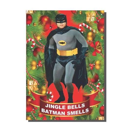 Jingle Bells Batman Smells - Christmas Card