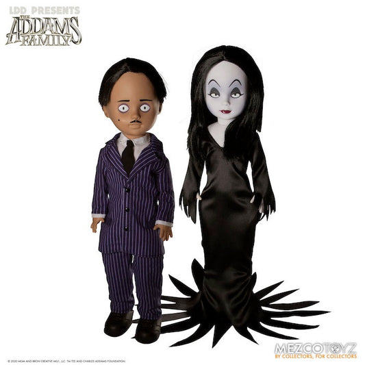 Living Dead Dolls Present The Addams Family 2 Pack Gomez and Morticia