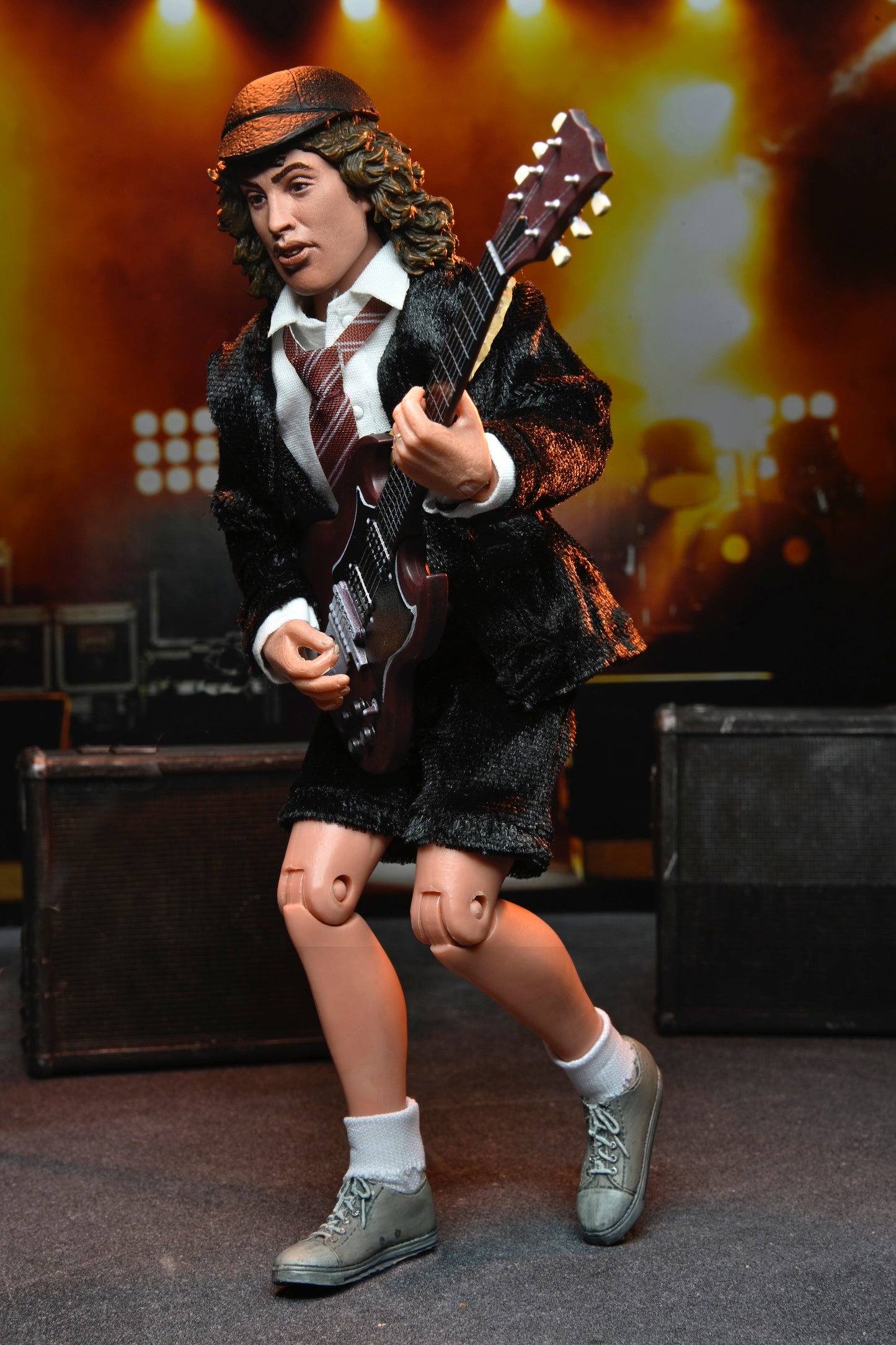 Neca 8" Clothed Action Figure AC/DC Highway to Hell Angus Young