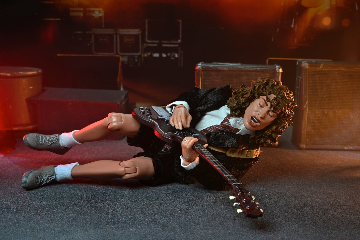 Neca 8" Clothed Action Figure AC/DC Highway to Hell Angus Young