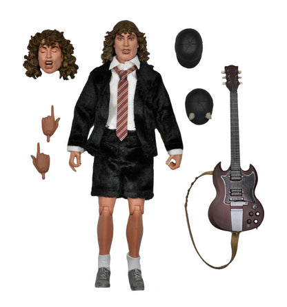Neca 8" Clothed Action Figure AC/DC Highway to Hell Angus Young