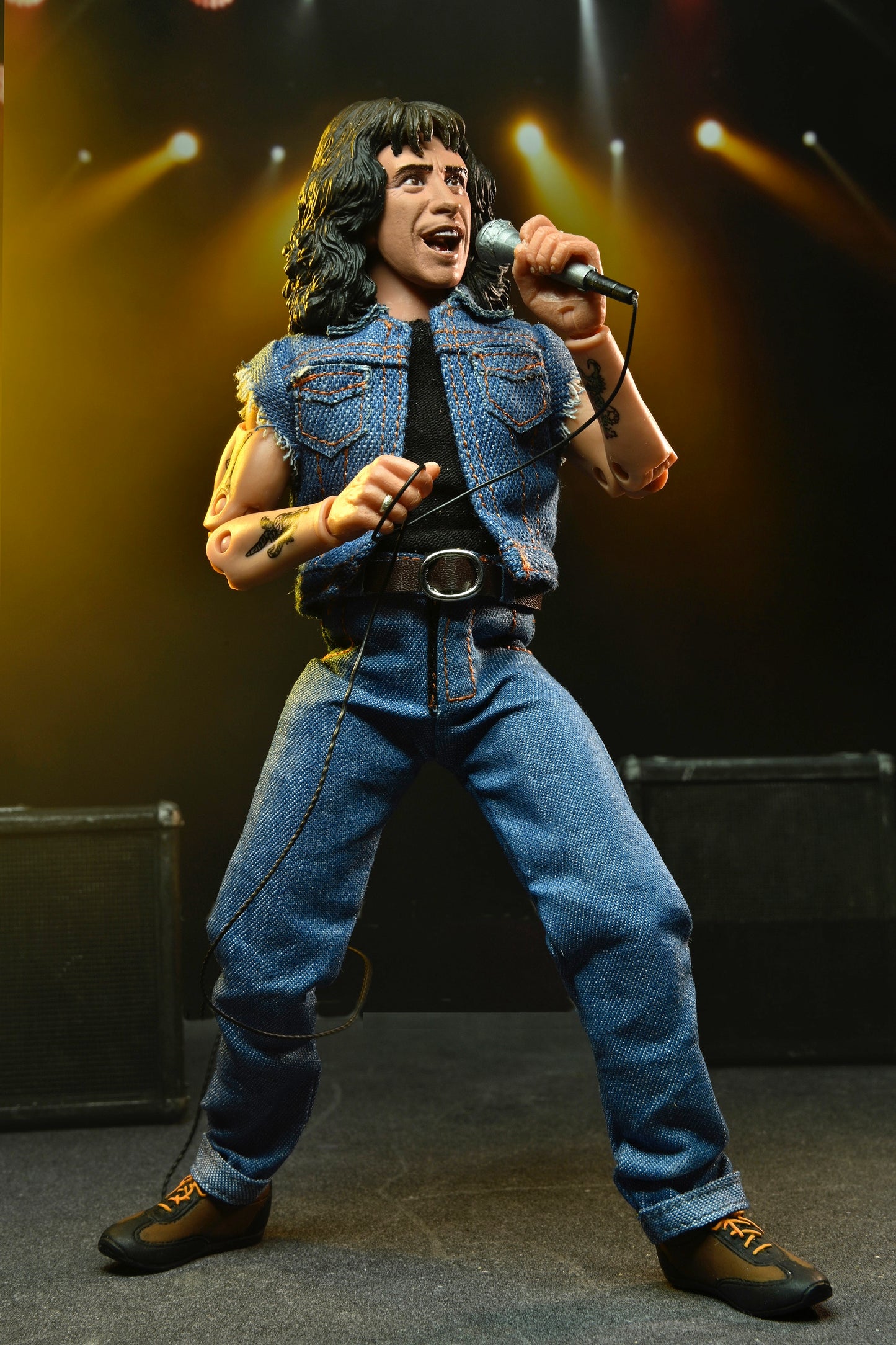 8" Clothed Action Figure AC/DC Bon Scott