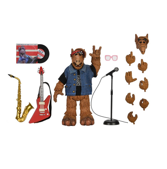 7" Scale Ultimate Action Figure Alien Life Form Alf Born to Rock