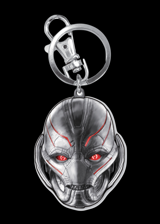 AVENGERS ULTRON HEAD PEWTER KEY RING (MARVEL)