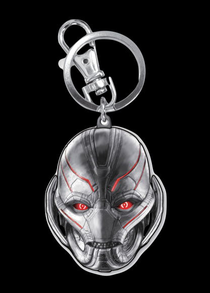 AVENGERS ULTRON HEAD PEWTER KEY RING (MARVEL)