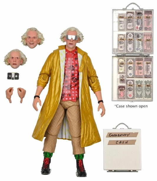 BACK TO THE FUTURE DOC BROWN PART 2 (2015) ULTIMATE 7 INCH SCALE ACTION FIGURE BTTF
