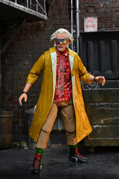 BACK TO THE FUTURE DOC BROWN PART 2 (2015) ULTIMATE 7 INCH SCALE ACTION FIGURE BTTF