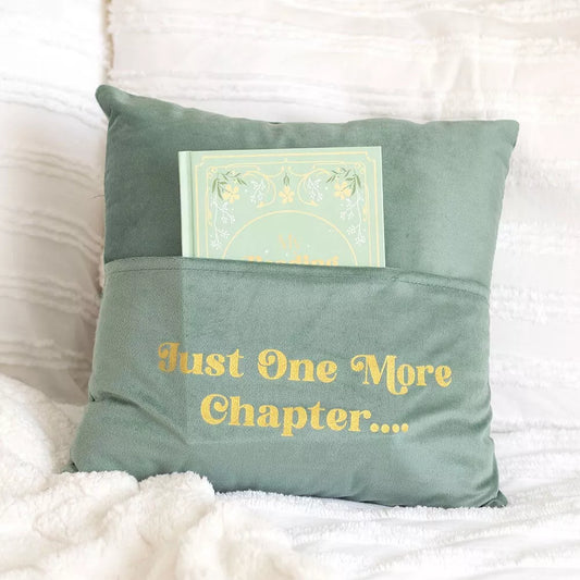 Chapter Cushion with Book Pocket