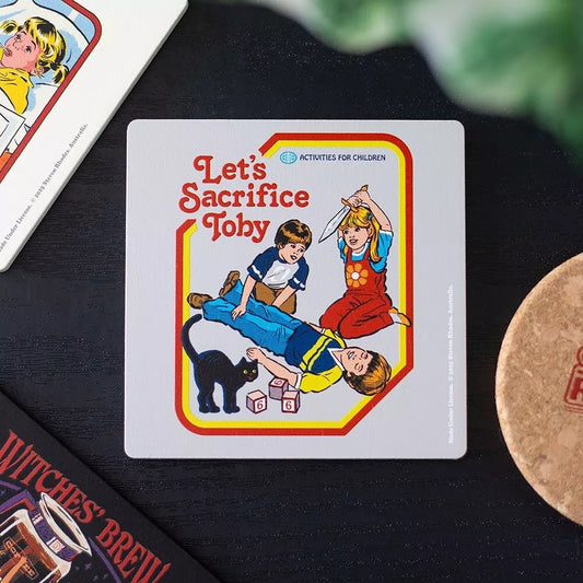 Let's Sacrifice Toby Coaster by Steven Rhodes