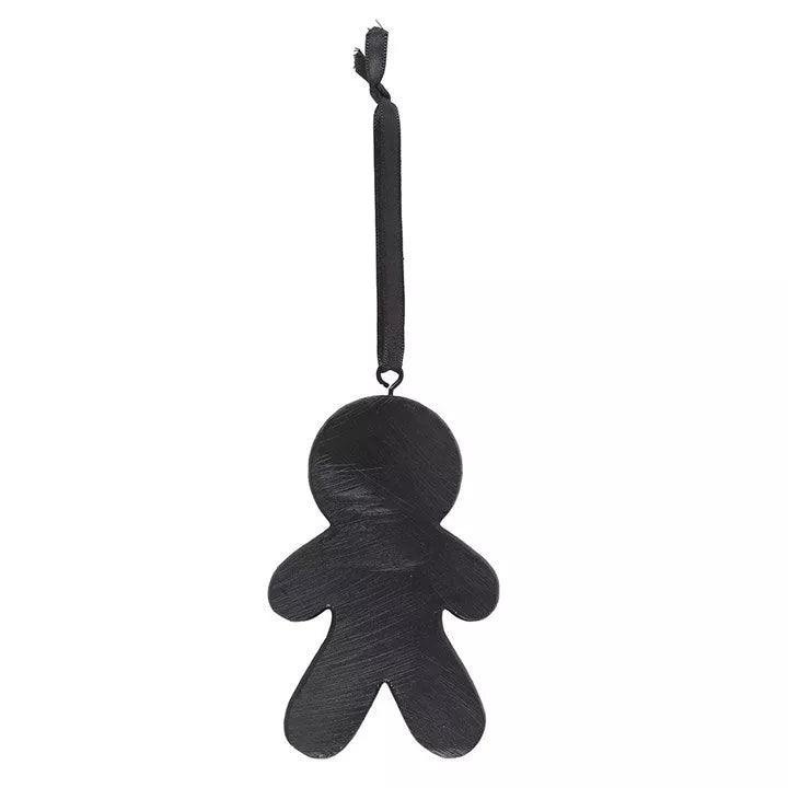 Spooky Gingerbread Man Gothic Hanging Ornament