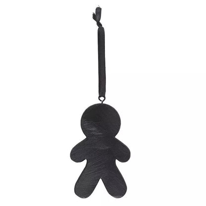 Spooky Gingerbread Man Gothic Hanging Ornament