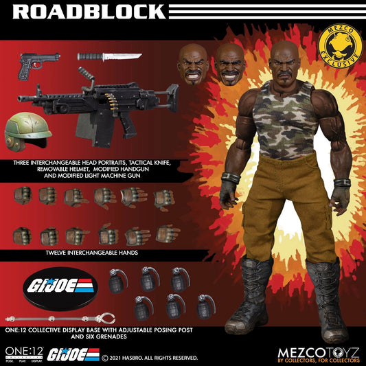 G.I. JOE ROADBLOCK ONE:12 COLLECTIVE STAR IMAGES EU EXCLUSIVE