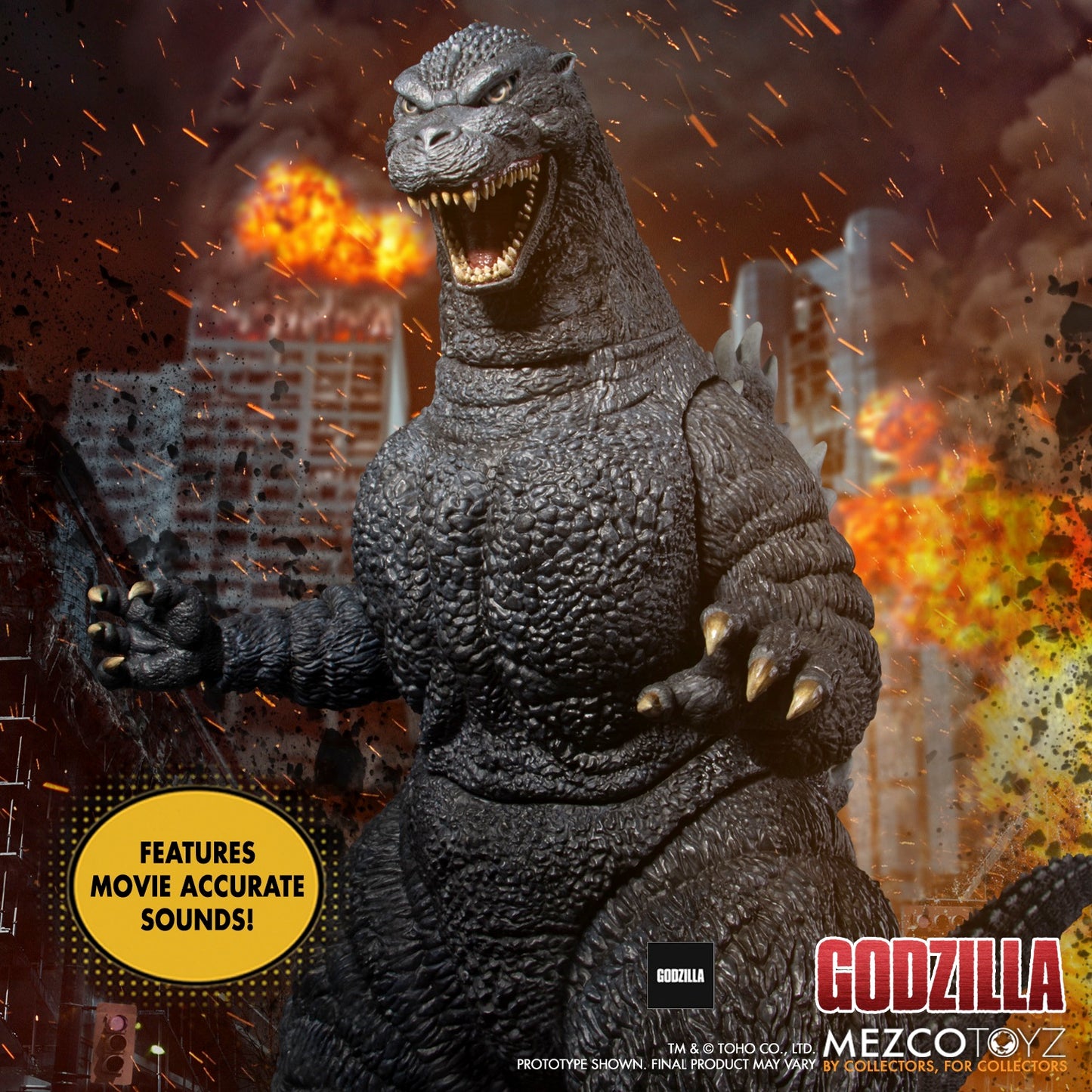 GODZILLA ULTIMATE 18 INCH TALL FIGURE (3 FEET FROM TEETH TO TAIL) - REDUCTION