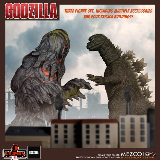 GODZILLA VS HEDORAH 5 POINTS XL 2 FIGURES BOXED SET