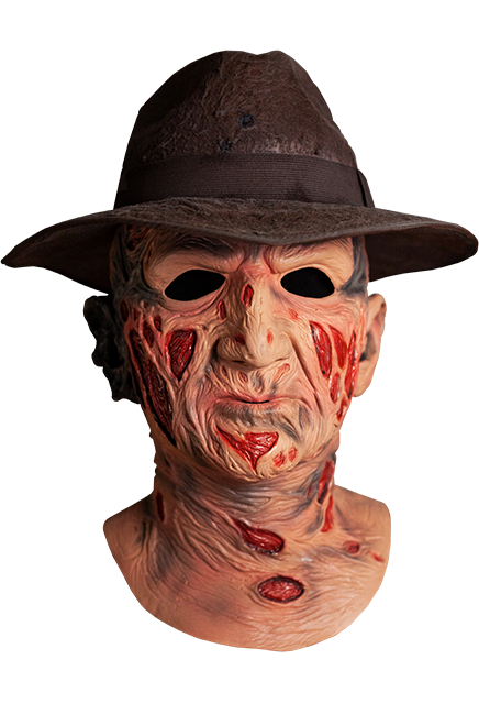 NIGHTMARE ON ELM STREET DELUXE FREDDY MASK WITH HAT
