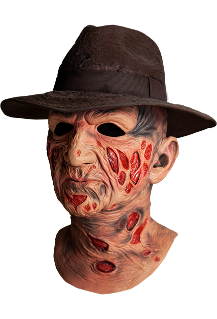 NIGHTMARE ON ELM STREET DELUXE FREDDY MASK WITH HAT