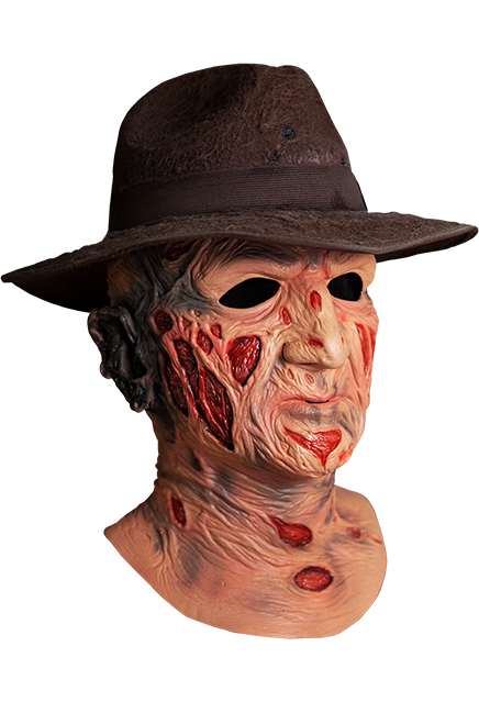 NIGHTMARE ON ELM STREET DELUXE FREDDY MASK WITH HAT