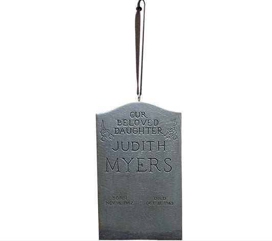 HALLOWEEN (1978) JUDITH MYERS TOMBSTONE ORNAMENT - HOLIDAY HORRORS