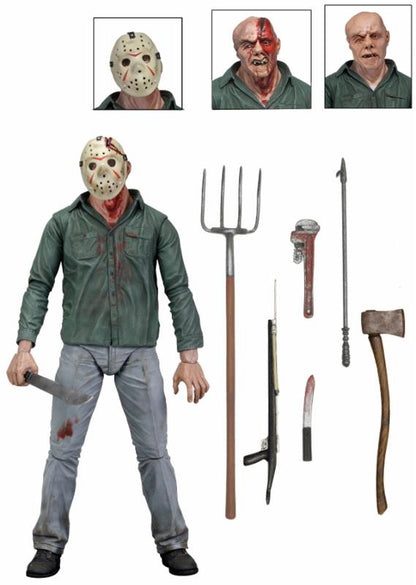 FRIDAY THE 13TH PT 3 ULTIMATE JASON 7 INCH SCALE ACTION FIGURE