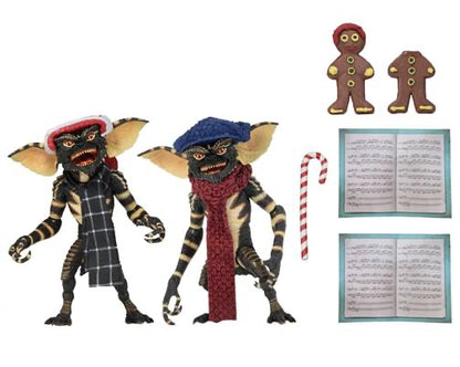 GREMLINS (SET 1) CHRISTMAS CAROL WINTER SCENE 2-PACK 7 INCH SCALE ACTION FIGURES