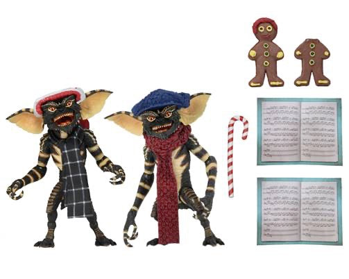 GREMLINS (SET 1) CHRISTMAS CAROL WINTER SCENE 2-PACK 7 INCH SCALE ACTION FIGURES