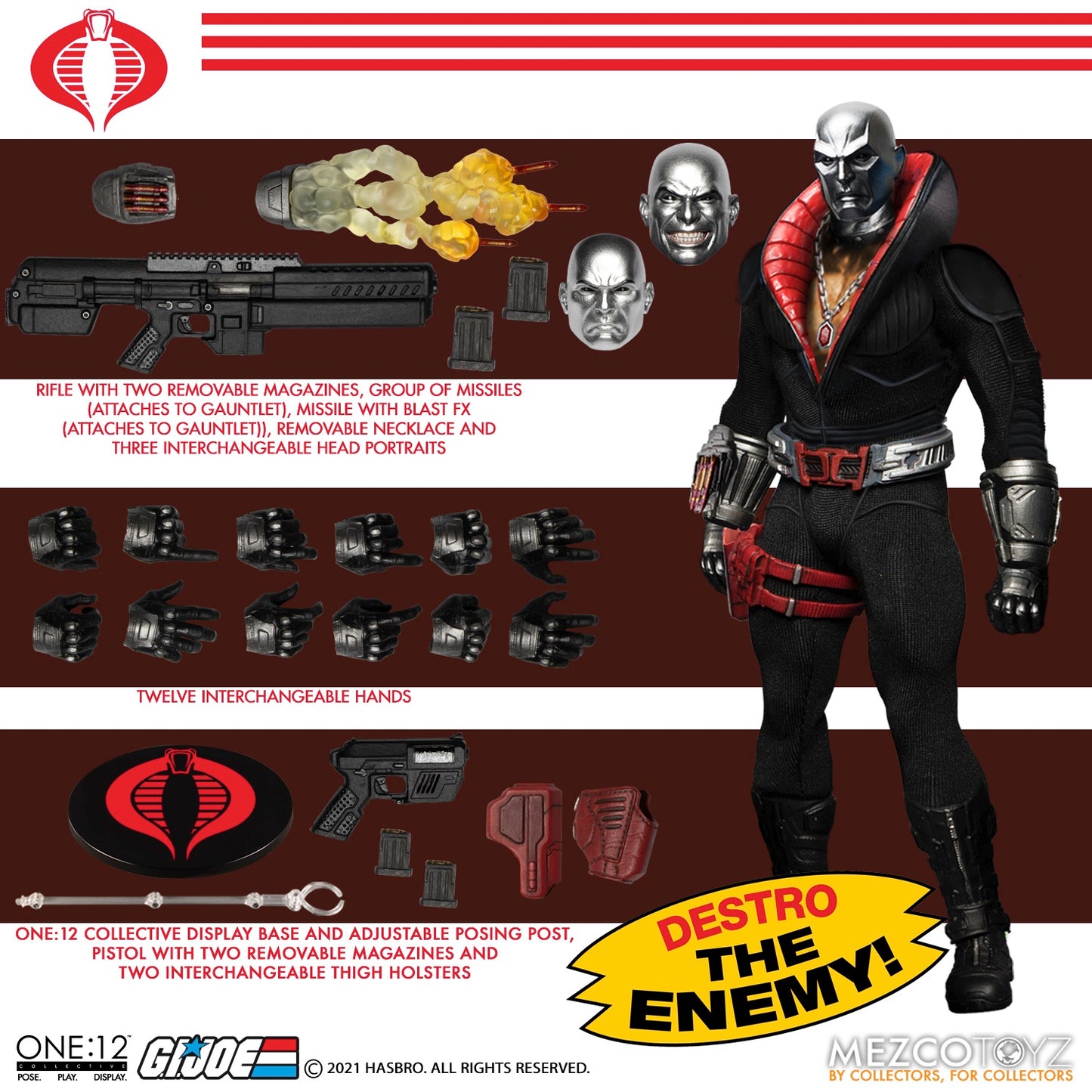 G.I. JOE DESTRO ONE:12 COLLECTIVE