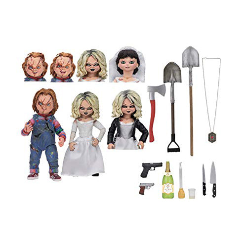 CHUCKY BRIDE OF CHUCKY "CHUCKY AND TIFFANY" 2-PACK ULTIMATE 7 INCH SCALE ACTION FIGURES