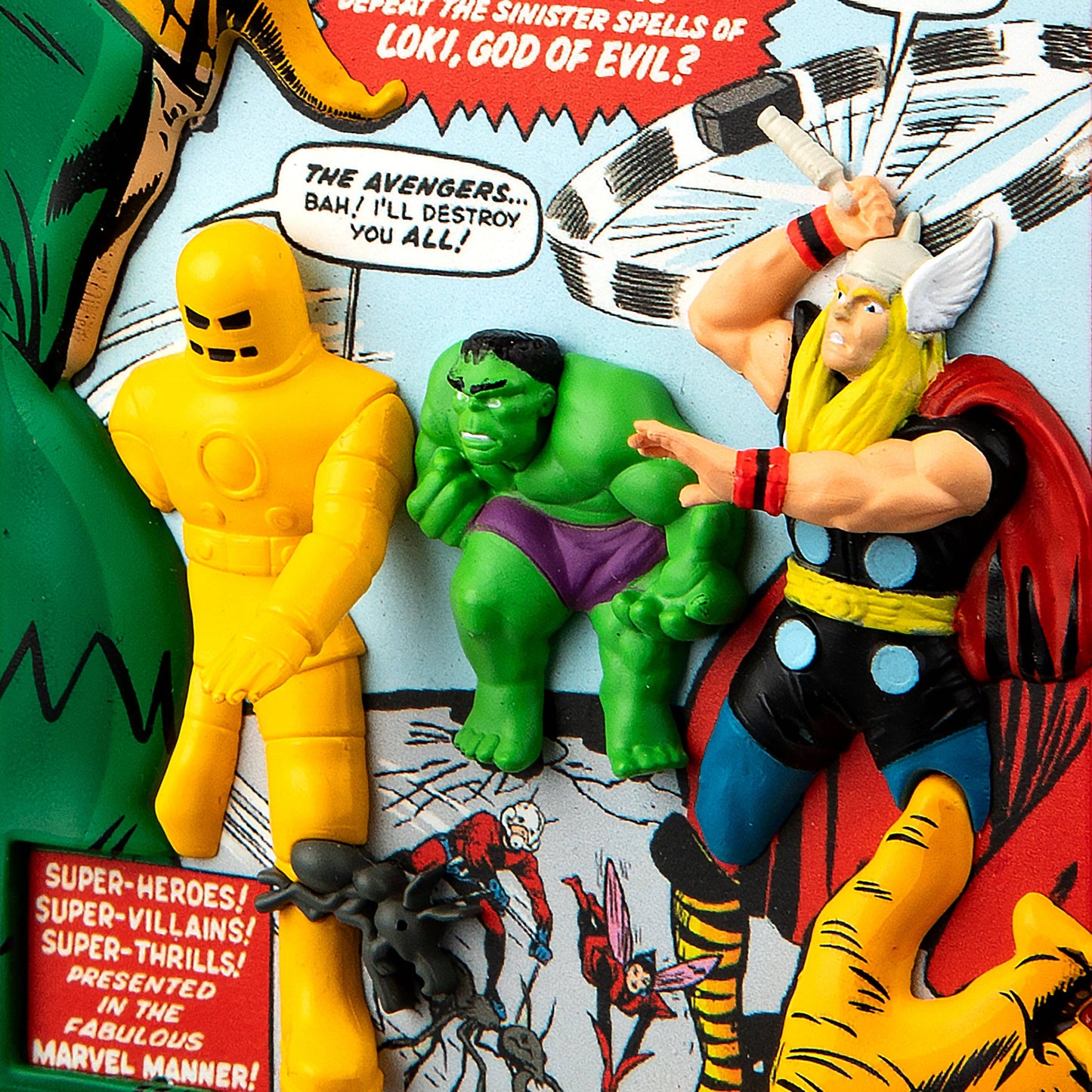 MARVEL Hanging Ornament Classic Avengers Comic Book Design