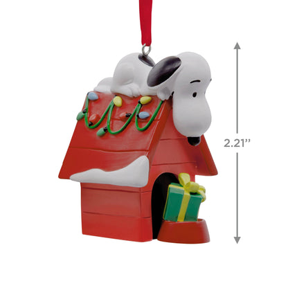 Collectable PEANUTS™ Christmas - SNOOPY on Doghouse Ornament