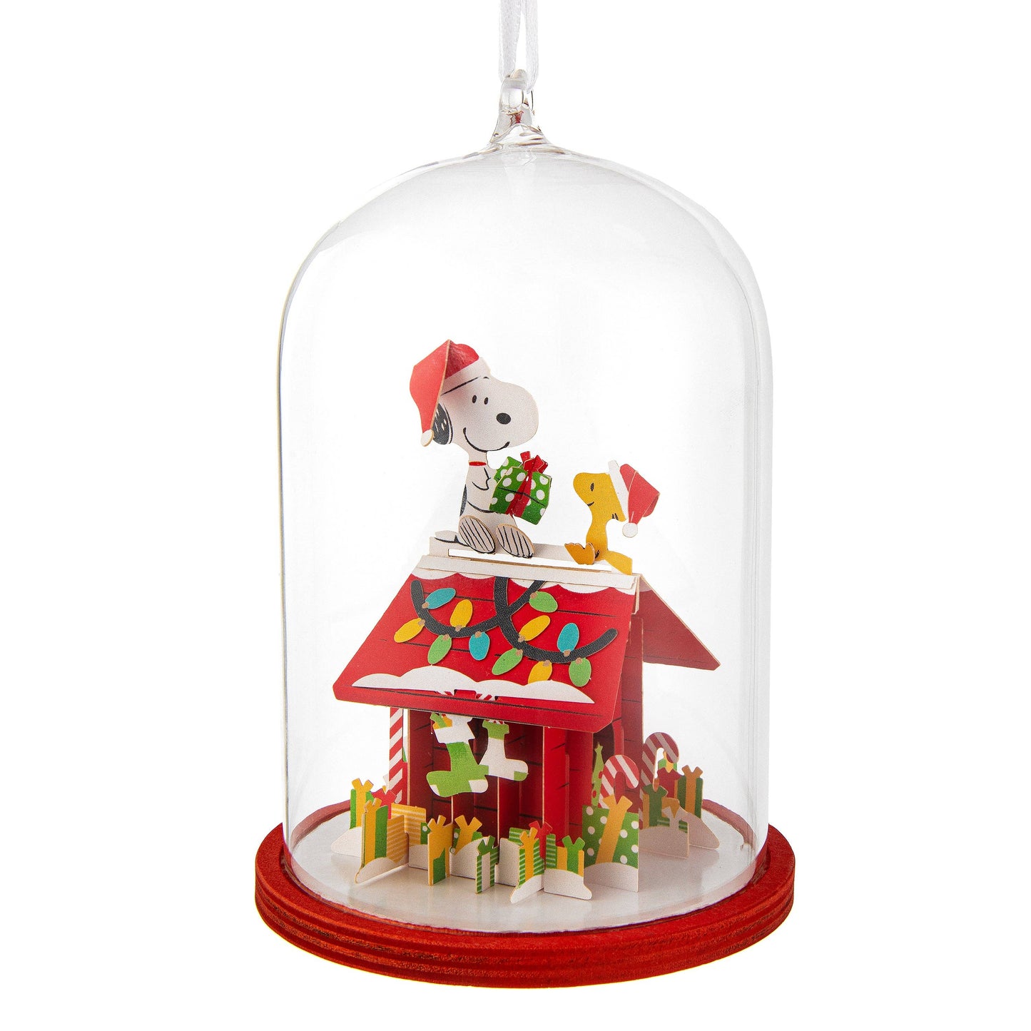 Signature Ornament - Peanuts™ Snoopy, Gift Box & Glass Dome
