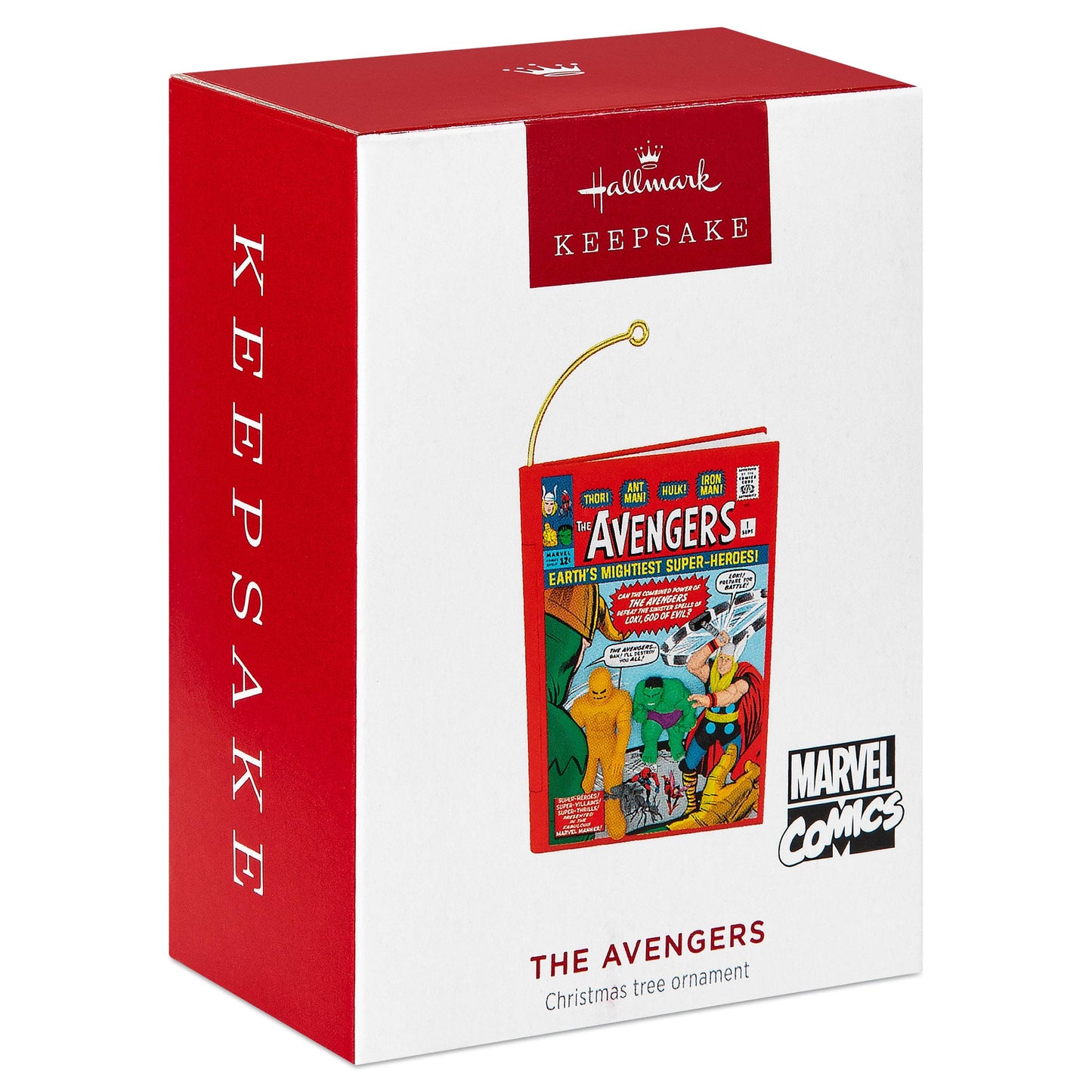 MARVEL Hanging Ornament Classic Avengers Comic Book Design