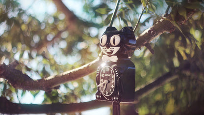 Classic Black Kit Cat Klock