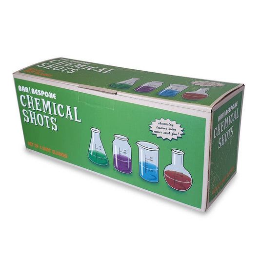 Bar Bespoke Chemical Shot Glasses 4 Pack