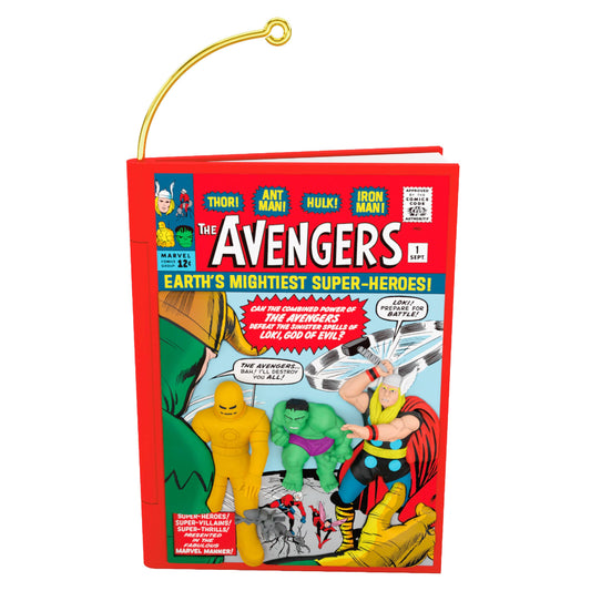 MARVEL Hanging Ornament Classic Avengers Comic Book Design