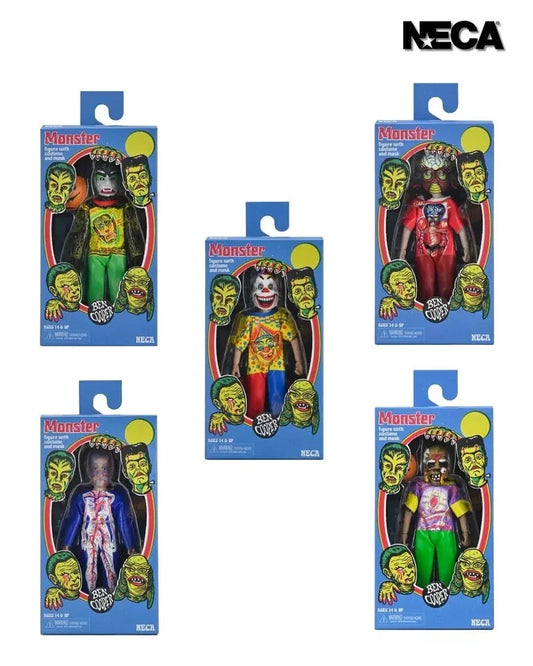BEN COOPER COSTUME SERIES 6 - SET OF 5 UNIVERSAL MONSTERS FIGURES - 6 INCH CLOTHED FIGURES