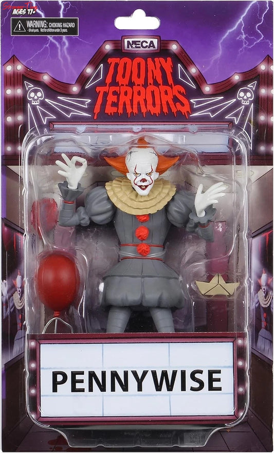 IT (2017) PENNYWISE TOONY TERRORS 6 INCH SCALE ACTION FIGURE