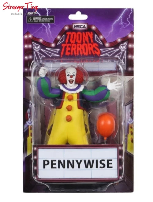 IT (1990) PENNYWISE TOONY TERRORS 6 INCH SCALE ACTION FIGURE