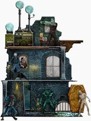 MEZCO‚ UNIVERSAL MONSTERS TOWER OF FEAR 5 POINTS 5 FIGURES DELUXE BOXED SET