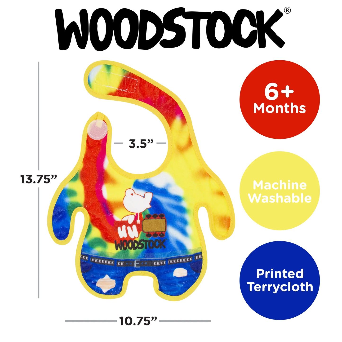 Woodstock Baby Bib