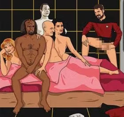 COASTER - Official Jim'll Paint It - Awkward Star Trek Orgy