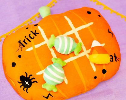 Tic Tac Toe Plushies- Trick or Treat Pumpkin