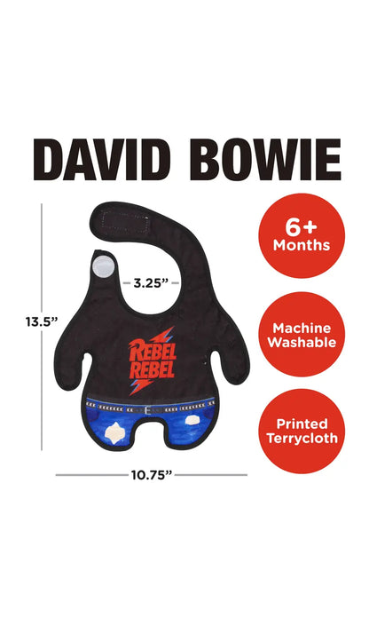David Bowie Baby Bib